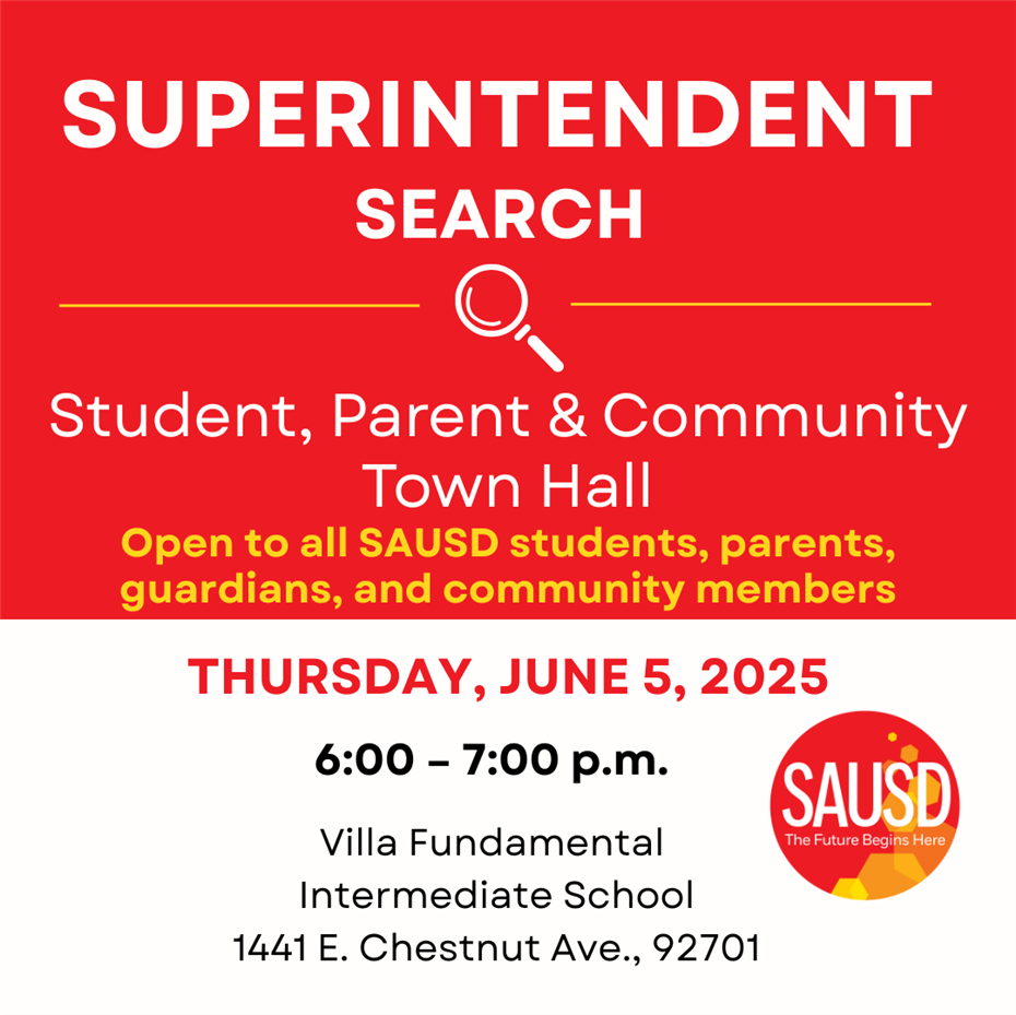 Supt. Search Town Hall June 5